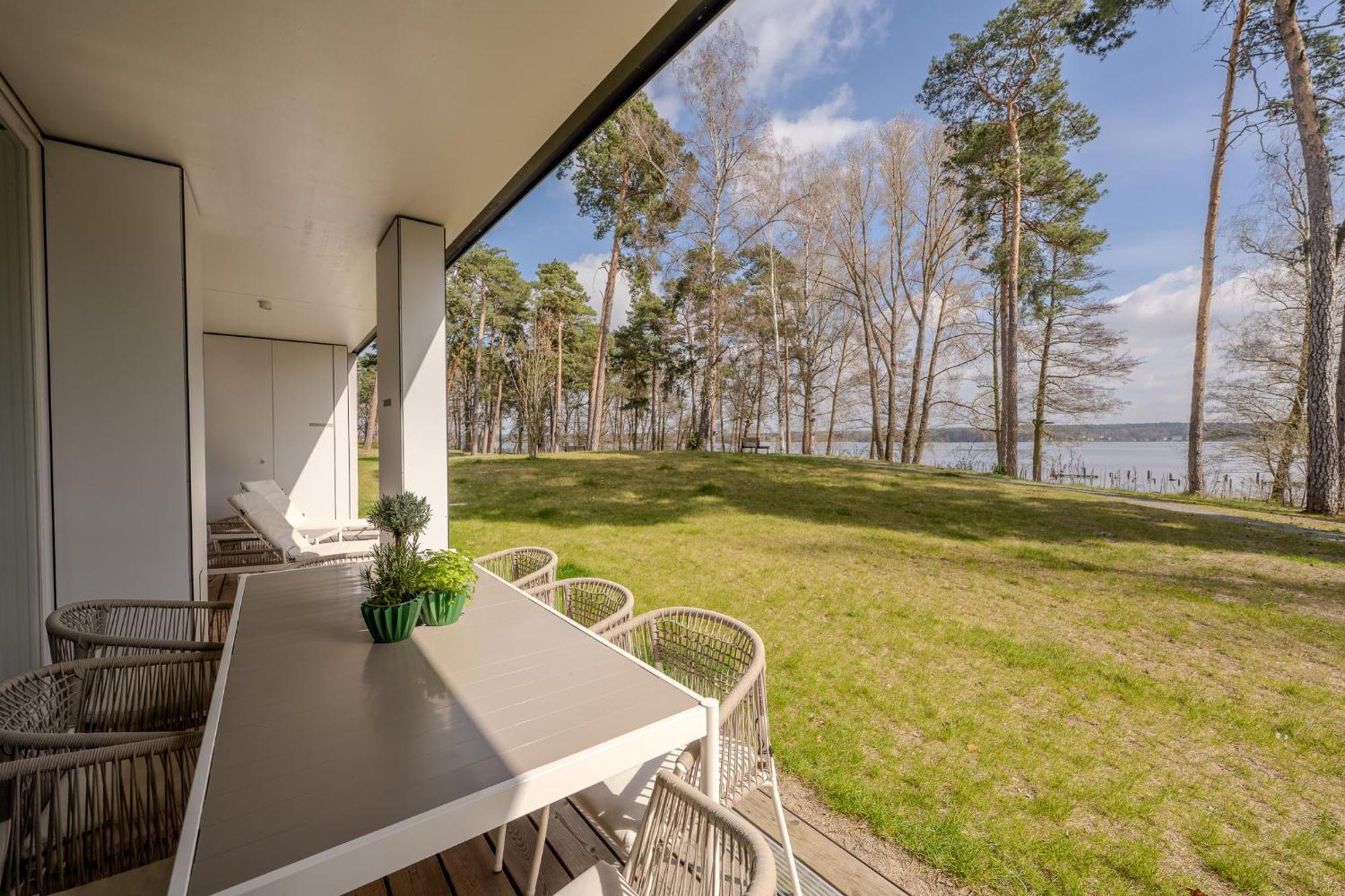 Marina Maisonette Seeblick Mit Pool Und Sauna Bad Saarow Exteriér fotografie